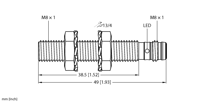 Cảm biến tiệm cận BI2EG08AP6XV1131 Turck